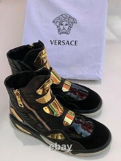 versace gold medusa sneakers