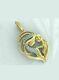 0.15ct Simulated Diamond Mother Child Heart Love Pendant 14k Yellow Gold Plated