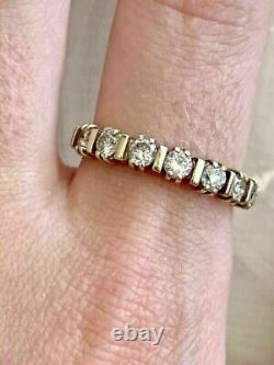 1.50 CT Cubic zirconia Womens Wedding Engagement Ring 14k Yellow Gold Plated