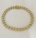 10ct Round Cut Real Moissanite Women's Tennis Bracelet 14k Yellow Gold Plated