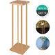 10pcs Wedding Flower Stand Flower Rack Vase Geometric Gold With Plate Centerpiece