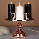 12 Rose Gold Plated Mirror Cake Stand, Round Chrome Metal Wedding Display Tower