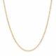 14k Gold Plated 925 Sterling Silver 3mm 4mm 3 Prong Round Cut Cz Tennis Necklace