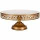 16-inch Wedding Cake Stand Round Metal Event Party Display Pedestal Plate Tower