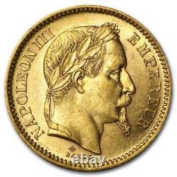 1852-1860 France Gold 20 Francs Napoleon III BU