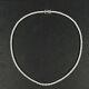 18ct Round Cut Simulated Diamond Women's Tennis Necklace 14k White Gold Plated