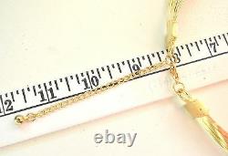 18K Gold Plate CHOKER Collar Necklace Designer UGO Correani for Versace Unsigned