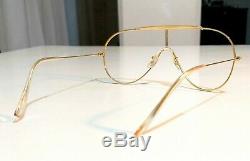 1980's BASUCH & LOMB WINGS FRAME RAY-BAN B&L USA gold plated