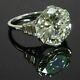 2.00ct Round Cut Moissanite Solitaire Engagement Ring 14k White Gold Plated