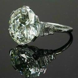 2.00Ct Round Cut Moissanite Solitaire Engagement Ring 14K White Gold Plated