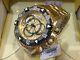 24266 Invicta Men's 52mm Excursion Quartz Chronograph Gold-plated Bracelet Watch