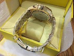 24846 Invicta Jason Taylor 51mm Men Quartz Chrono Gold-Plated SS Bracelet Watch