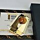 24ct Gold Plated Cohiba Cigar Cutter Metal Travel Guillotine Gift Boxed