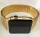 24k Gold Plated 42mm Apple Watch Series 2 Gold Link Band Custom Rare