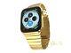 24k Gold Plated 44mm Apple Watch Series 4 With Gold Link Band