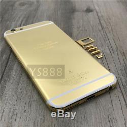 24K Gold Plated Limited Edition Housing for iPhone 6S Mirror Gold Plate Housing