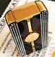 24k Gold Plated Metal Cohiba Lighter Triple Flame 3 Turbo Jet Cigar Punch Gas