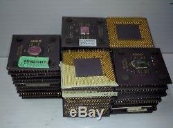 25 piece 1lb AMD Ceramic CPU Athlon Duron Processor Gold Recovery about 450g