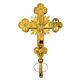 30 Blessing Cross Gold Plated Large Parade Cross Orthodox Jesus Crucifix 2face