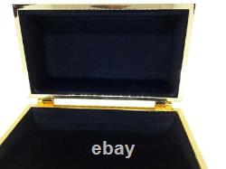 6.9 Large Reliquary Relic Case Sanctified Box Gold Plated Velvet Interior