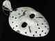 6ct Round Cut Lab Created Diamond Jason Mask Pendant White Gold Plated Silver