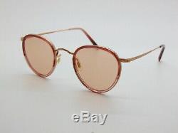 $750 Oliver Peoples OV1104 5288 MP-2 Rose VSB/18K Rose Gold Plated Sunglasses