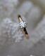9 Mm Moissanite Solitaire 925 Silver Ring In 14k Yellow Gold Plated Free Stud