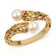 925 Sterling Silver 14k Yellow Gold Plated Promise Ring Jewelry For Women Size 8