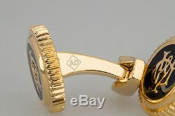 Alfred Dunhill Cufflinks Gold plated Mens designer jewelry