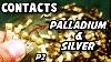 Amazing Palladium And Silver Recovery From Gold Contact Points Part 02