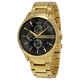 Armani Exchange Black Dial Chronograph Gold-plated Unisex Watch Ax2137