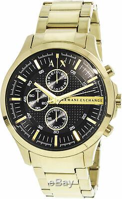 Armani Exchange Men's Smart AX2137 Gold Stainless-Steel Plated Japanese Quart