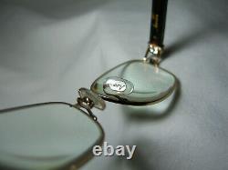 Aurora eyeglasses gold plated square oval, frames, men's, women's, super-vintage