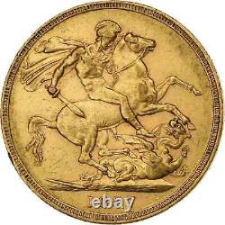 Australia, Victoria, Sovereign, 1887, Melbourne, Gold, AU, KM7