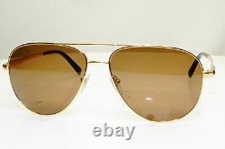 Authentic BVLGARI Mens Vintage Sunglasses Pilot 5029 Plated 391/83 30581