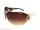 Authentic Chopard 23kt Rose Gold Plated Shield Sunglasses Sch 883s 300 New