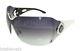 Authentic Chopard 23kt White Gold Plated Shield Sunglasses Sch 883s 579 New