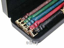 Authentic Fendi orologi 640L Gold/Box & 5 color Leather Bands