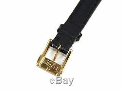 Authentic Fendi orologi 640L Gold/Box & 5 color Leather Bands