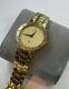 Authentic Gucci 3300m 18k Gold Plated Mens Swiss Dress Watch