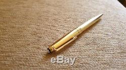 Authentic Montblanc Meisterstuck Solitaire Barley, gold-plated ballpoint pen