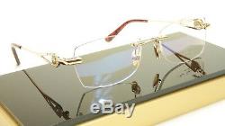 Authentic Paul Vosheront PV360 C1 Gold plated Eyeglasses Frame Italy 54-18-135
