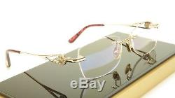 Authentic Paul Vosheront PV360 C1 Gold plated Eyeglasses Frame Italy 54-18-135