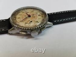 Breitling Chronomat 769 Chronograph Rare Chrome Plated Case Vintage 217012
