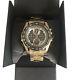 Bulova Precisionist Men's Gold Plated Gray Dial Chronograph Watch 98b271