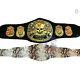 Champs Wwf Gold Stone Smoking Skull Wrestling Championship Belt Metal Plates