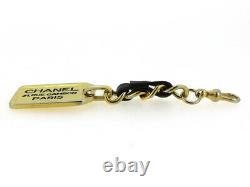 CHANEL Charm Cambon plate gold-plated Auth used T16791