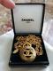 Chanel Necklace Cc Logo Circle Pendant Gold Plated Chain Vintage Authentic