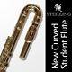 Curved Gold-plated C-foot Flute New Sterling Perfect For Smaller Student