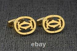 Cartier Cufflinks for Men Yellow Gold Plated Jewelry